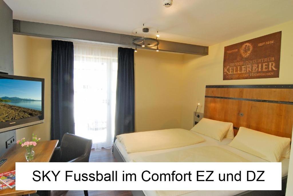 Brauerei Gasthaus Lohhof Im Muenchner Norden, Direkt An Der S1, Naehe Vom Flughafen, Zentrum, A92, Allianz Arena, Ruderregatta Und Schiessanlage G- Hochbrueck Entfernt, Internationale Kueche Унтершляйсгайм Екстер'єр фото